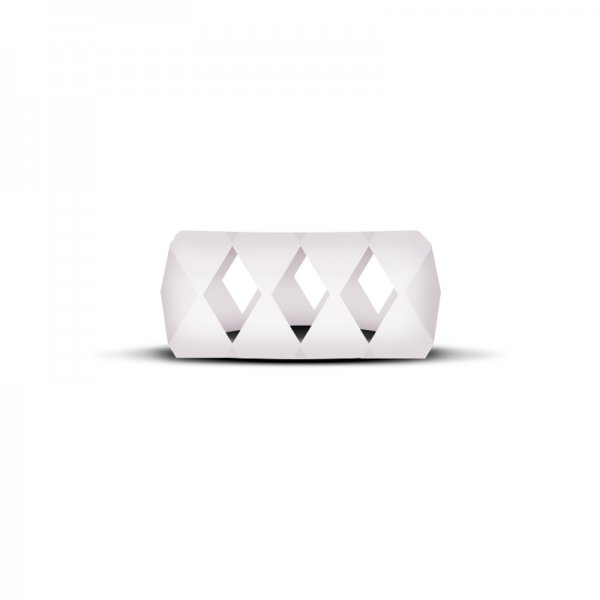 Vape Band Blanc Bubble Losange 24 à 28mm