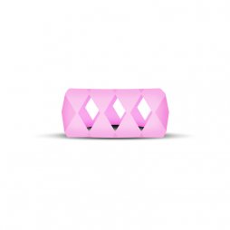 Vape Band Pink Bubble Diamond 24 to 28mm