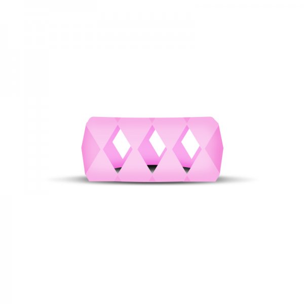 Vape Band Pink Bubble Diamond 24 to 28mm