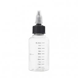 Graduated bottle with measuring cap 50ml
