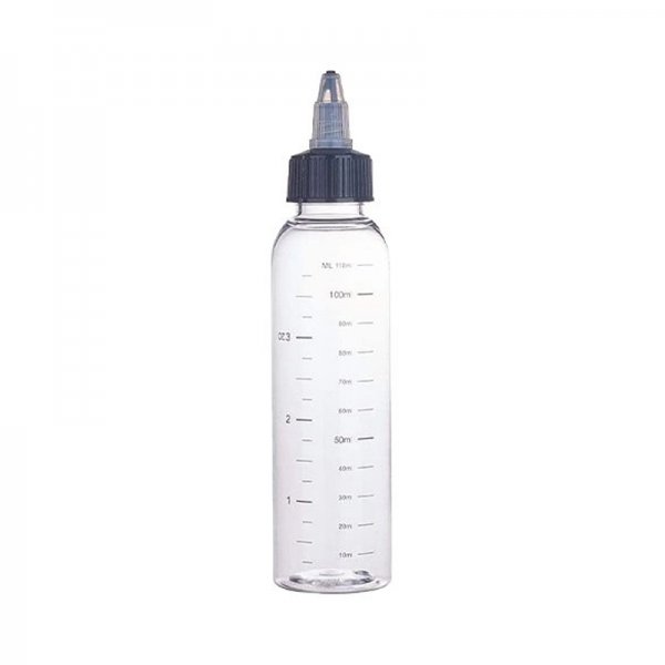 Graduated bottle with measuring cap 110ml