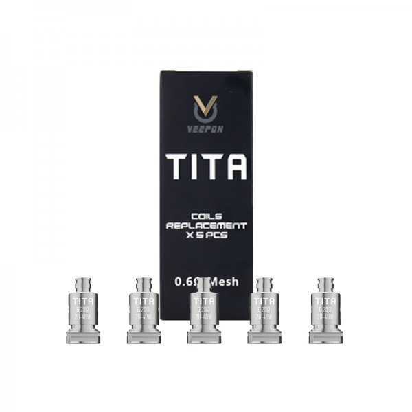 Coils Tita 0.25/0.6Ω (5pcs) - Veepon