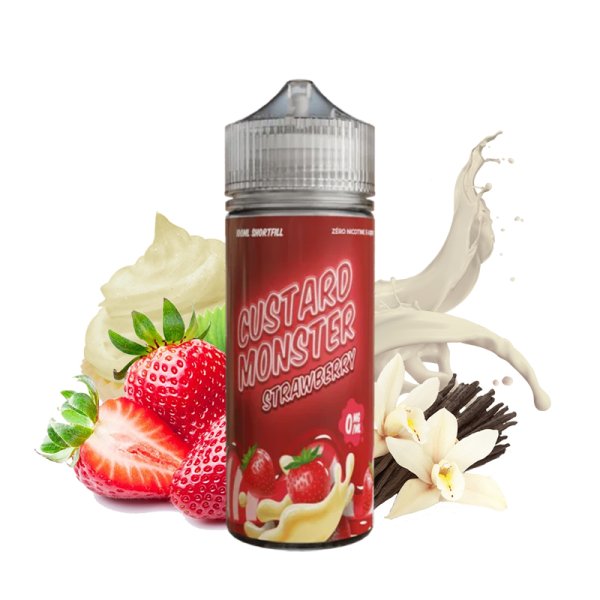 [Destockage] Strawberry Custard 0mg 100ml - Custard Monster by Monster Vape Labs