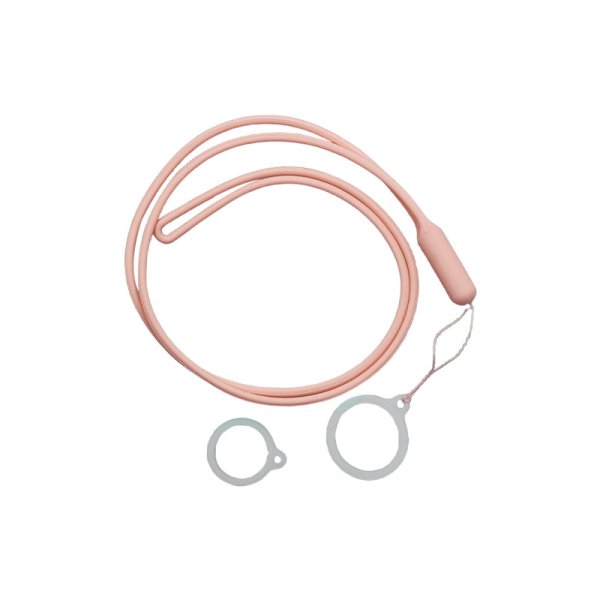 Lanière Réglable Avec Anneau Silicone Pink (1pc)