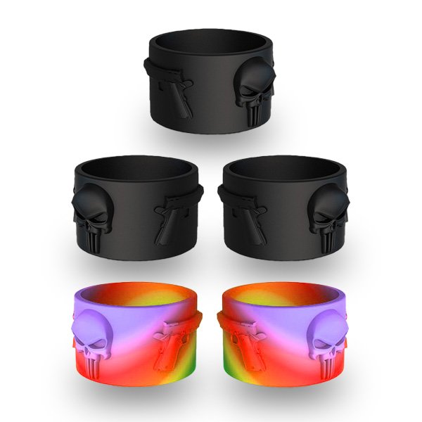 Vape Band 3D 26mm Punisher (5pcs) - Fumytech