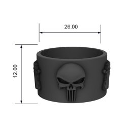 Vape Band 26mm Punisher (2pcs) - Fumytech