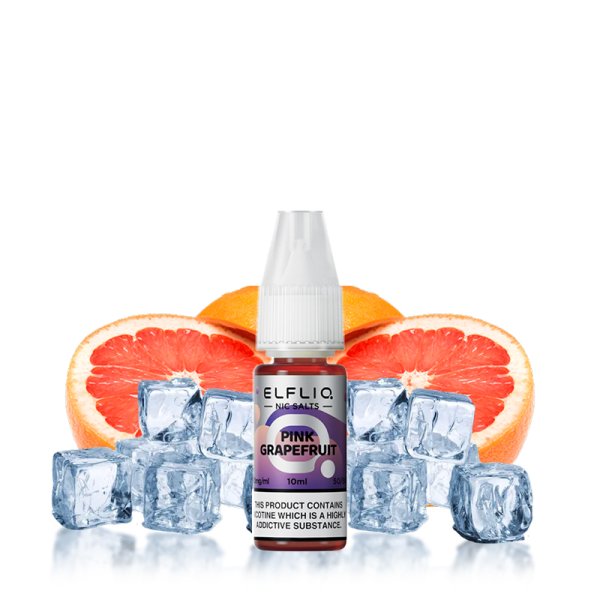 Pink Grapefruit Nic Salt 10ml - Elfliq by Elfbar