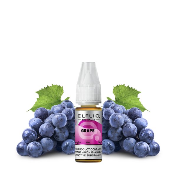 Grape Nic Salt 10ml - Elfliq by Elfbar