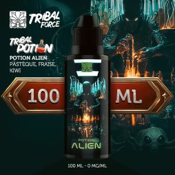 Potion Alien (Pastèque/Fraise/Kiwi) 0mg 100ml - Tribal Force