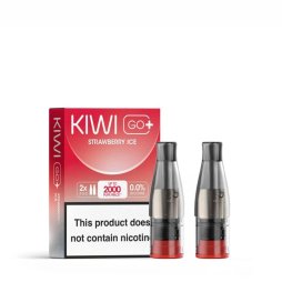 Cartouches Pré-remplies Kiwi Go+ 0mg (2pcs) - Kiwi Vapor