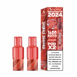 Cartouches Pré-Remplies 17mg (2pcs) - Wpuff 2.0 by Liquideo