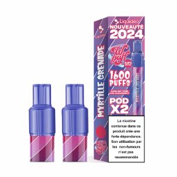 Cartouches Pré-Remplies 9mg (2pcs) - Wpuff 2.0 by Liquideo