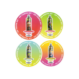 [PLV] Sticker Circular FR (Random Colors) (1pc) - Tornado 10000