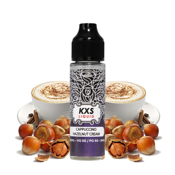 Cappuccino Hazelnut Cream 0mg 50ml - KXS Liquid
