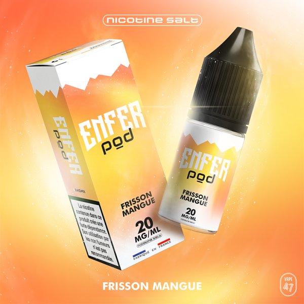 Frisson Mangue Nic Salt 10ml - ENFER POD by ENFER