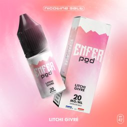 Litchi Givré Nic Salt 10ml - ENFER POD by ENFER