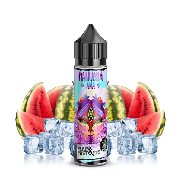 Manuella Ana (Fraise Pastèque) 0mg 50ml - Tattoo Vape