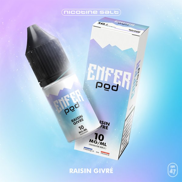 Raisin Givré Nic Salt 10ml - ENFER POD by ENFER