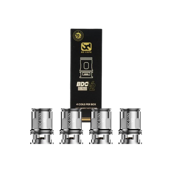Résistances BDC 0.4Ω - 0.15/0.3/0.2Ω V2 (4pcs) - BD Vape