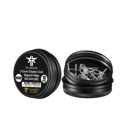 Requiem Fused Clapton Coils Ni80 0.28Ω (10pcs) - Thunder Cloud x El Mono Vapeador