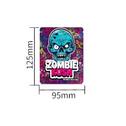 Zombie & Skull Snap-Closing Pouch 12.5x9.5cm