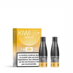 Cartouches Pré-remplies Kiwi Go+ 20mg (2pcs) - Kiwi Vapor