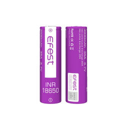 Accu Rechargeable 18650 3000mAh 35A 3.7 (2pcs) - Efest