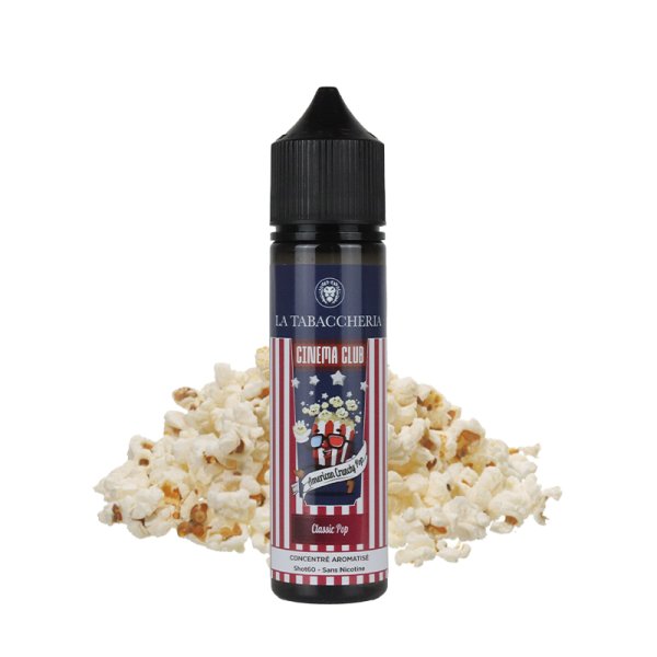 [Destockage] Long Fill Classic Pop (Arôme Concentré) 40/60ml - Cinema Club by La Tabaccheria