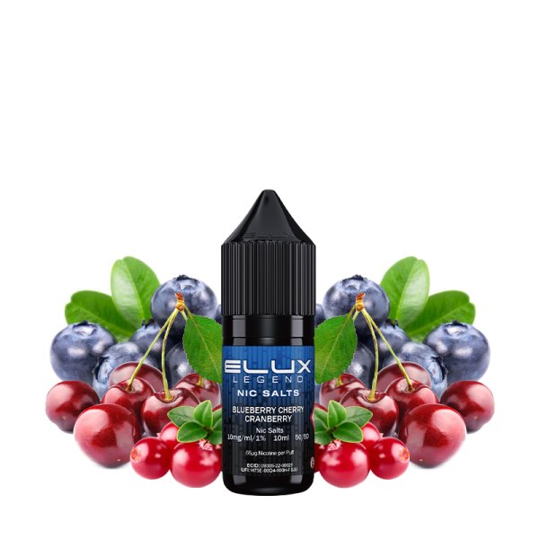 Blueberry Cherry Cranberry Nic Salt 10ml - Elux