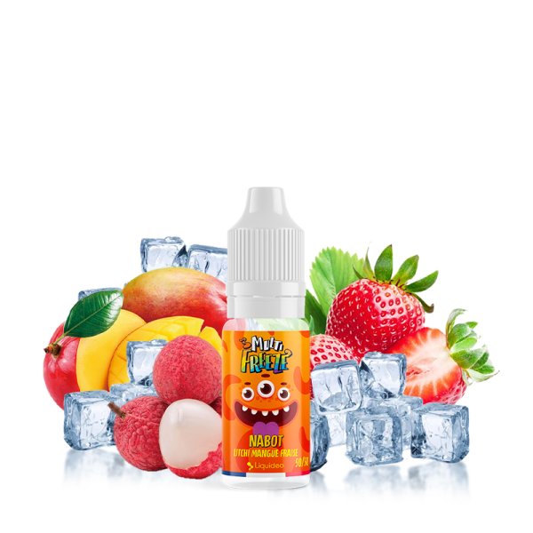Nabot Litchi Mangue Fraise 10ml - Liquideo Multifreeze