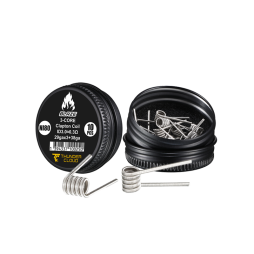 Fused Clapton Coils Ni80 0.30Ω (10pcs) - Thunder Cloud x Mike Vapes