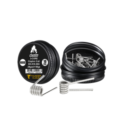 Fused Clapton Coils Ni80 0.38Ω (10pcs) - Thunder Cloud x Mike Vapes