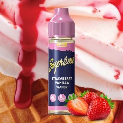Strawberry Vanilla 0mg 50ml - Suprême by Vape Maker