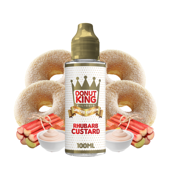 [Destockage] Rhubarb Custard 0mg 100ml - Limited Edition by Donut King
