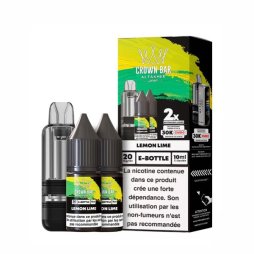 Cartouche Cubic 30k 10+2ml (1pcs) + E-liquides 20mg 10ml (2pcs) - Crown Bar by Al Fakher