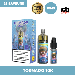 [Destockage] Tornado 10K 800mAh TPD EU 1% 10ml - Gobar