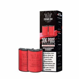 Prefilled Cartridges Hyper Max Advanced 30k 6mg 10+10ml (2pcs) - Crown Bar by Al Fakher