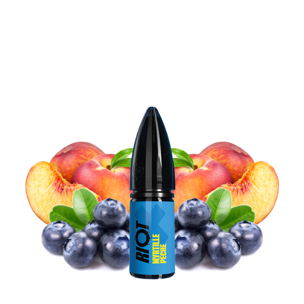Myrtille Pêche Nic Salts 10ml - Riot X by Riot