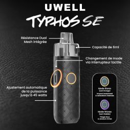 Kit Pod Typhos SE 6ml 2000mAh - Uwell
