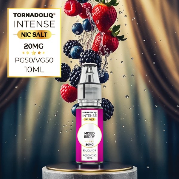 Mixed Berry Nic Salts 10ml - Intense by Tornadoliq