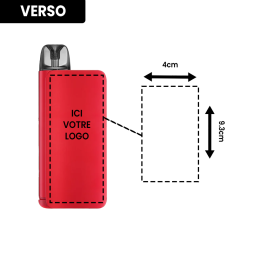 Kit DotPod Go 2ml 3000mAh Red Customized - Dotmod