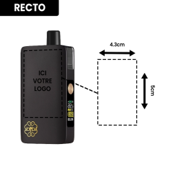 Kit DotPod Max V1.5 5ml 2100mAh Black Personnalisé - Dotmod