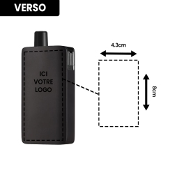 Pack DotPod Max V1.5 5ml 2100mAh Black Personnalisé - Dotmod