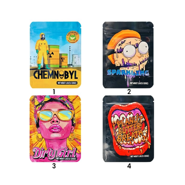 Funny Snap-Closing Pouch (50pcs) 12.5x9.5cm