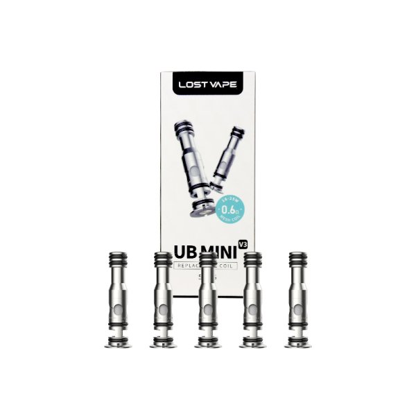 Résistances UB Mini V3 series 0.6/0.8/1.0Ω (5pcs) - Lost Vape