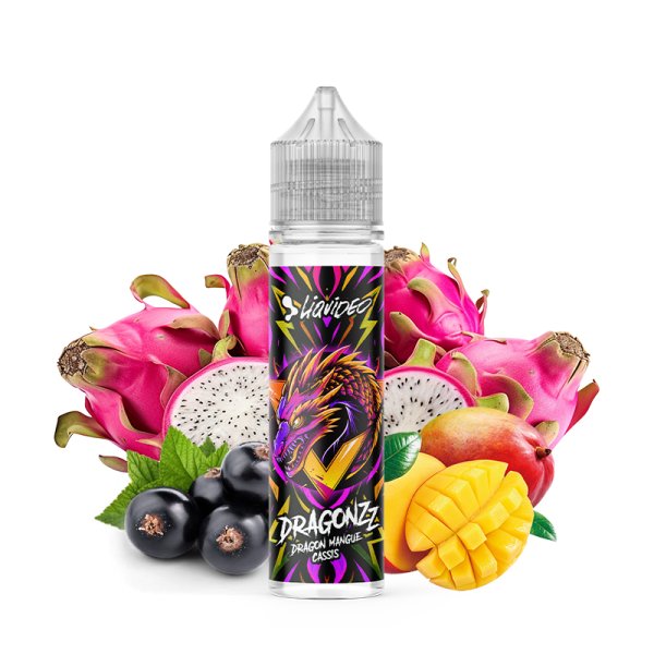 Dragon Mangue Cassis 0mg 50ml - Liquideo Dragonzz