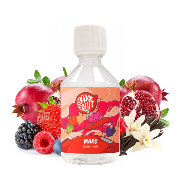 (New Bottle) Mars 0mg 200ml - Space Fruit