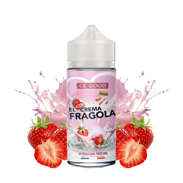 El Crema Fragola 0mg 100ml - Ce' Good