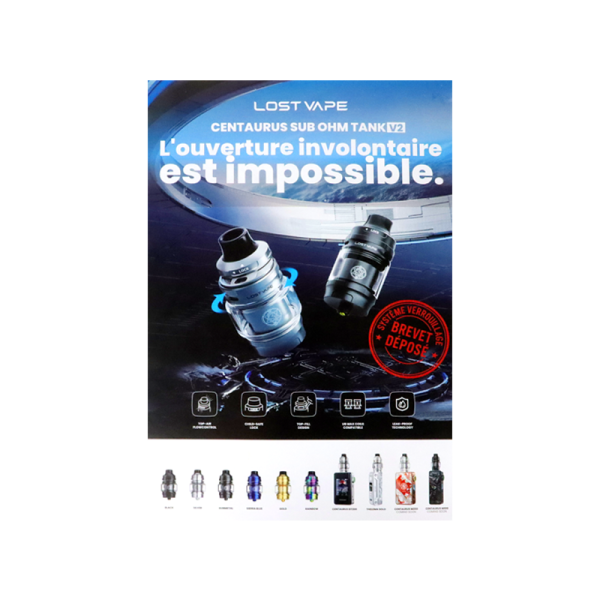 [PLV] Poster Centaurus Sub-Ohm V2 - Lost Vape