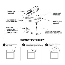 Blue Raz Ice 0mg 25ml - Prodigy Pocket by Vape Maker
